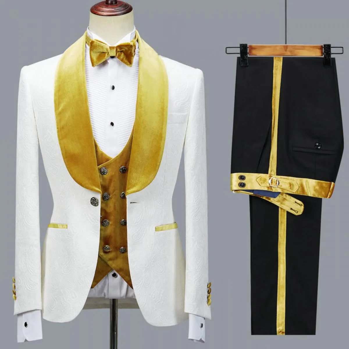 Abiti da festa in velluto Costume da uomo migliore Abito da sposa in velluto Giacca da smoking da uomo