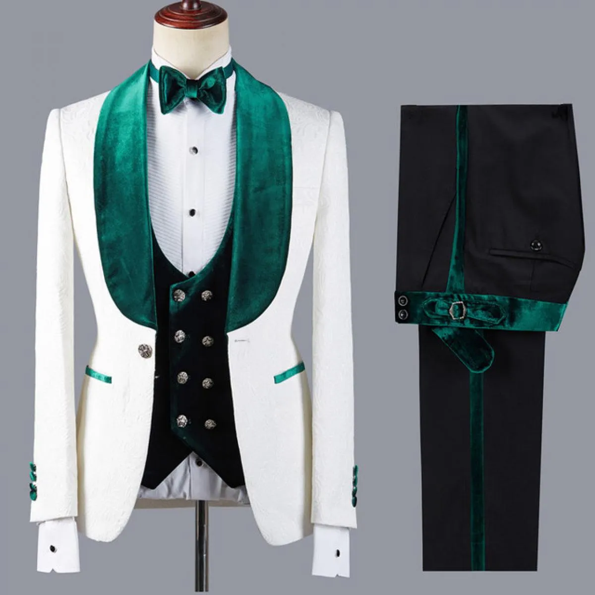 Abiti da festa in velluto Costume da uomo migliore Abito da sposa in velluto Giacca da smoking da uomo