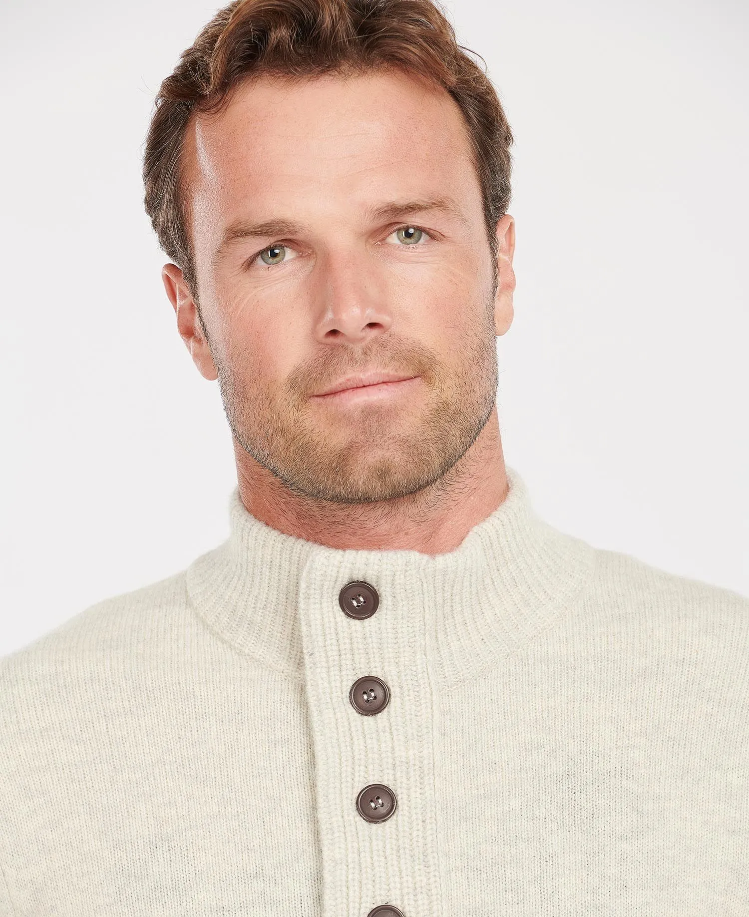 Barbour Maglia in lana merino da Uomo Essential Patch