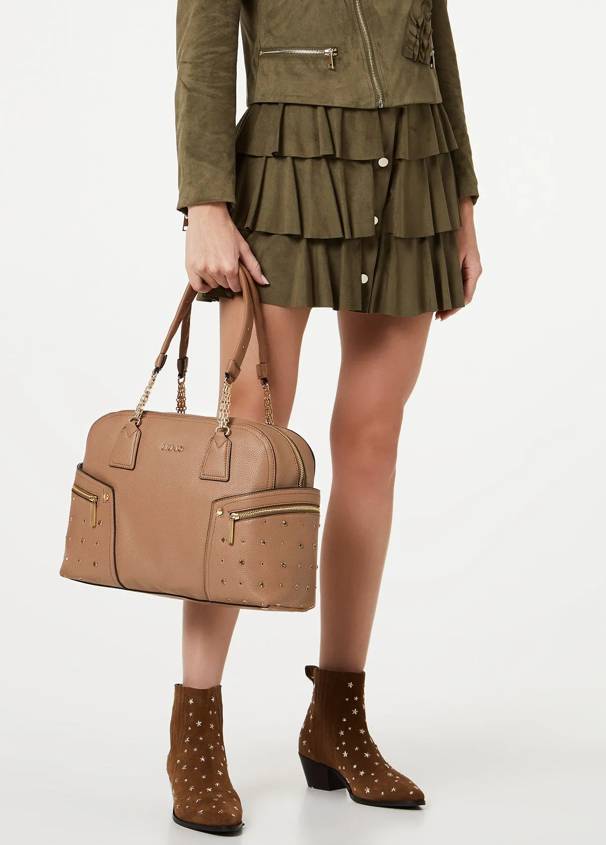 Bauletto con borchie gioiello