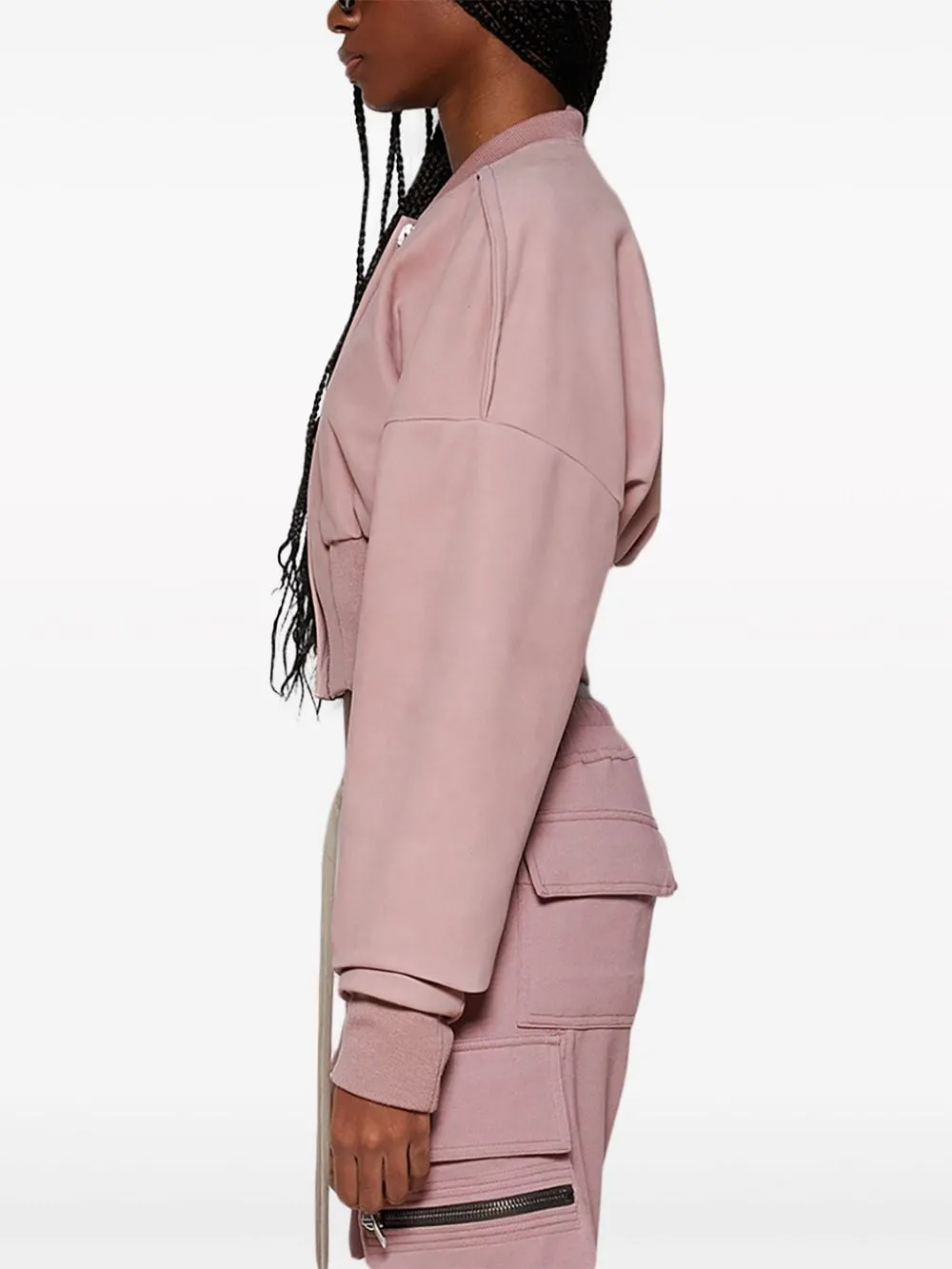 Bomber corto in rosa - donna
