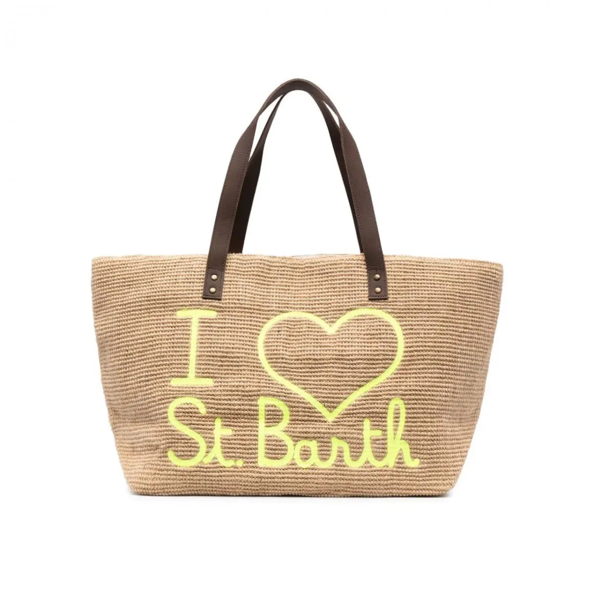Borsa Helene Grande In Jute, Beige