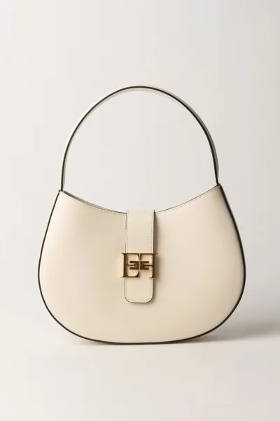 Borsa hobo grande con logo Burro