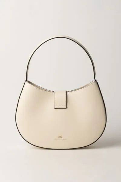 Borsa hobo grande con logo Burro