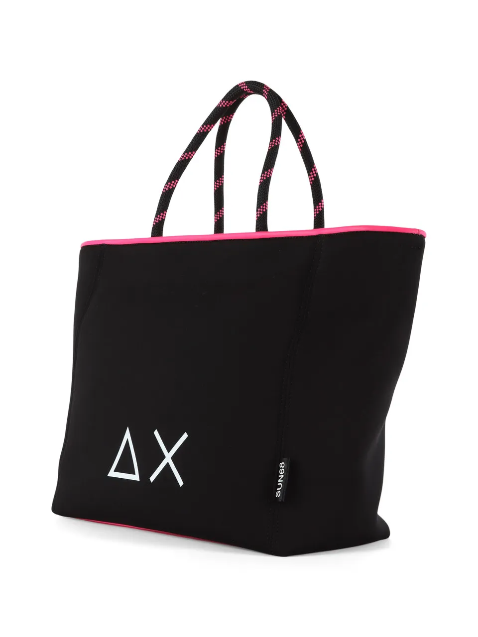 Borsa in neoprene grande con stampa logo