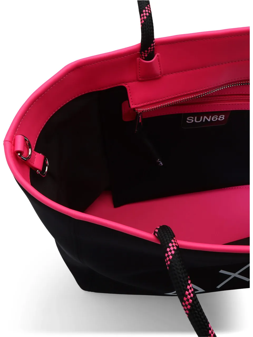 Borsa in neoprene grande con stampa logo