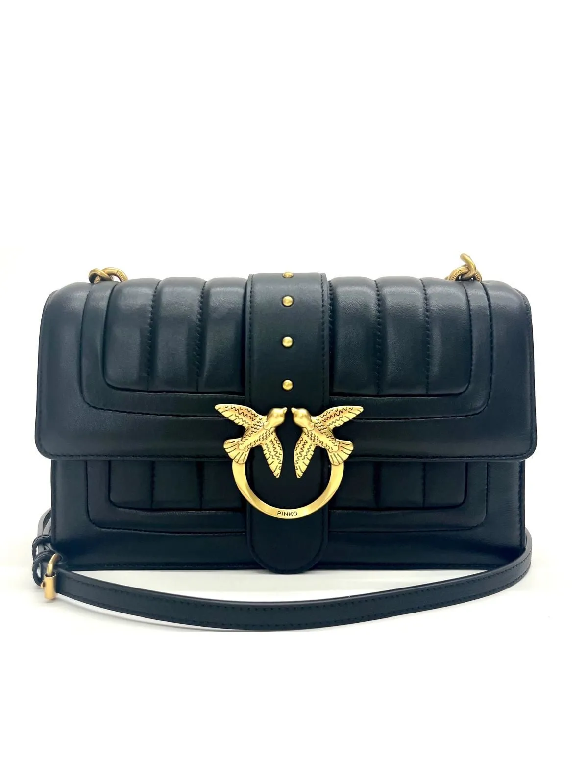 BORSA "LOVE ONE CLASSIC" NERA IN PELLE