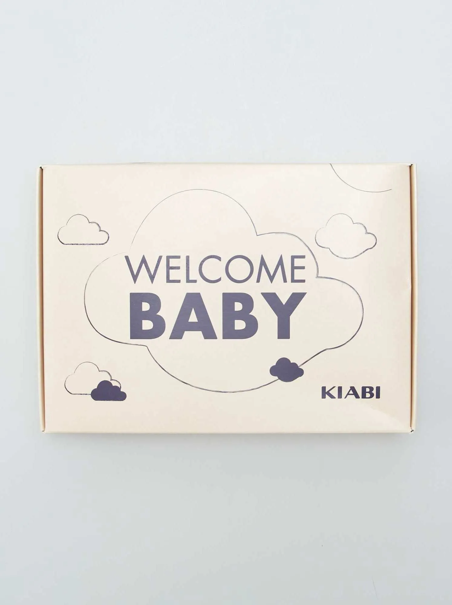 Box nascita 'Welcome Baby' 4 pezzi - Unisex - VERDE