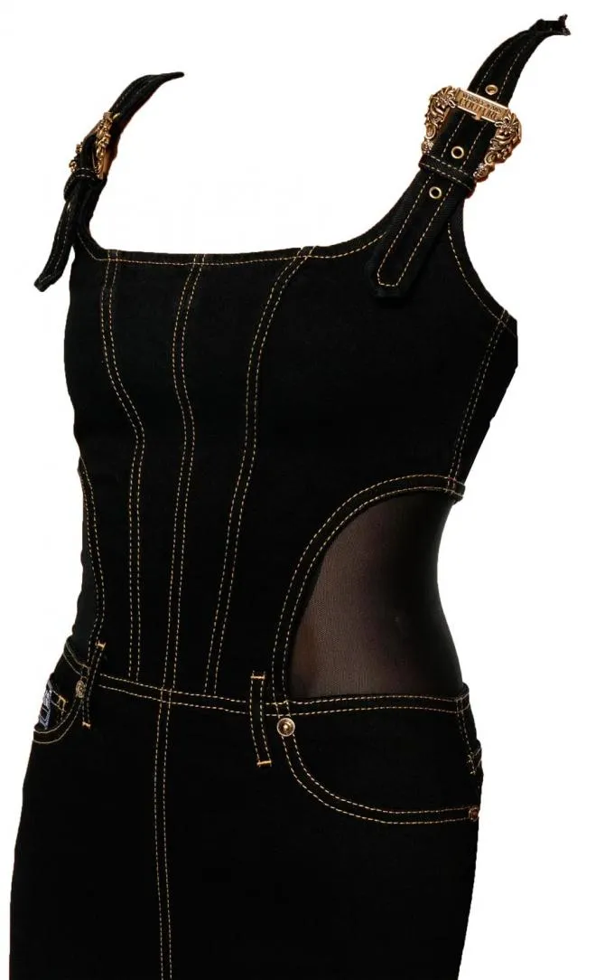 BUCKLE D STR SLOUCHY28 Nero Denim