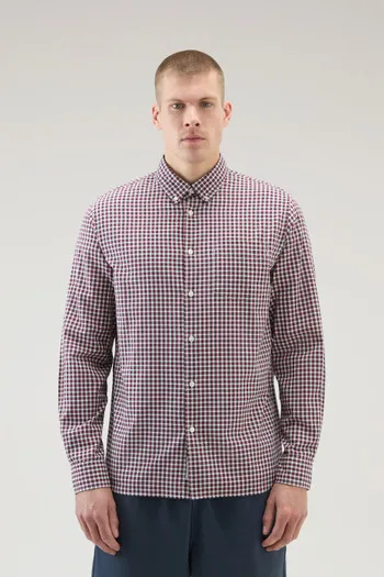 Camicia Madras in puro cotone a quadri                                                                                          