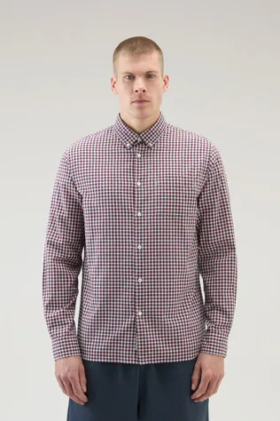 Camicia Madras in puro cotone a quadri                                                                                          