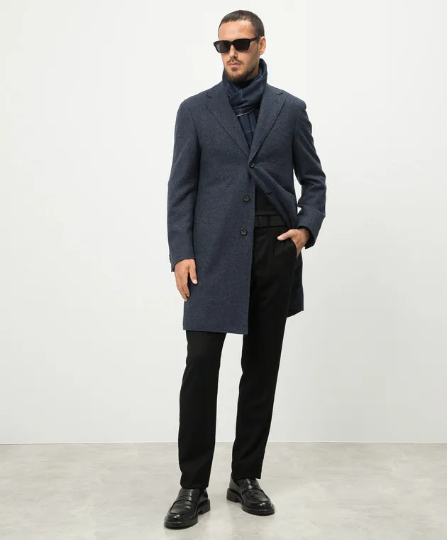 Canali Maglia in lana merino nera MK00077C1037