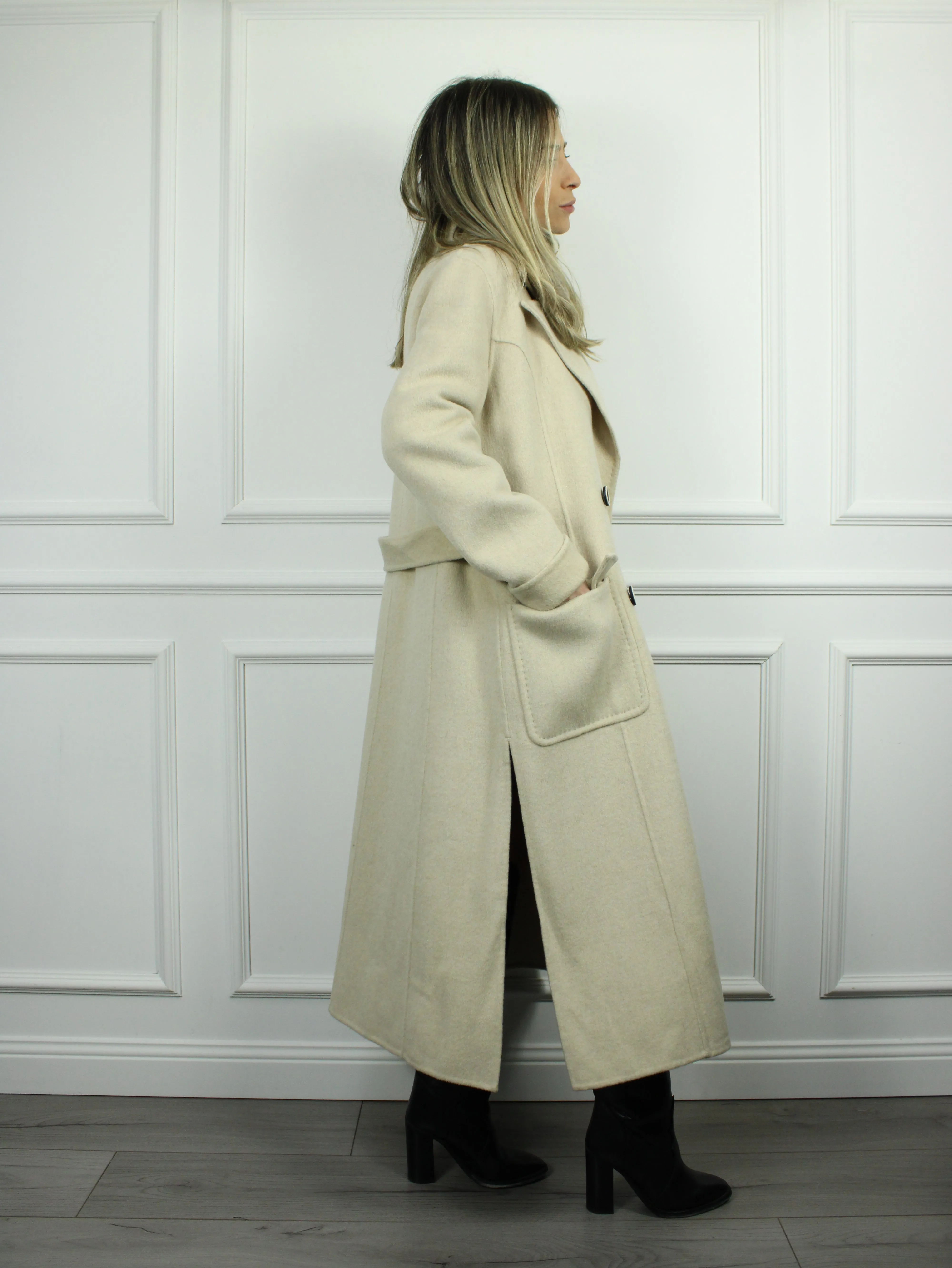 CAPPOTTO CON CINTURA TENSIONE IN