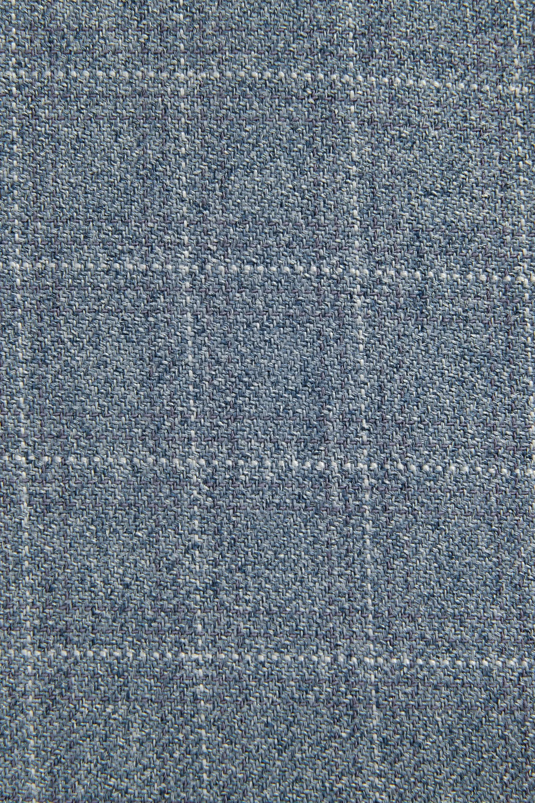 Celeste  - A quadri - Gilet da completo
