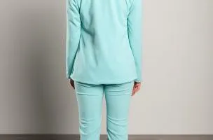 Completo giacca e pantaloni elegante Estrena, turchese