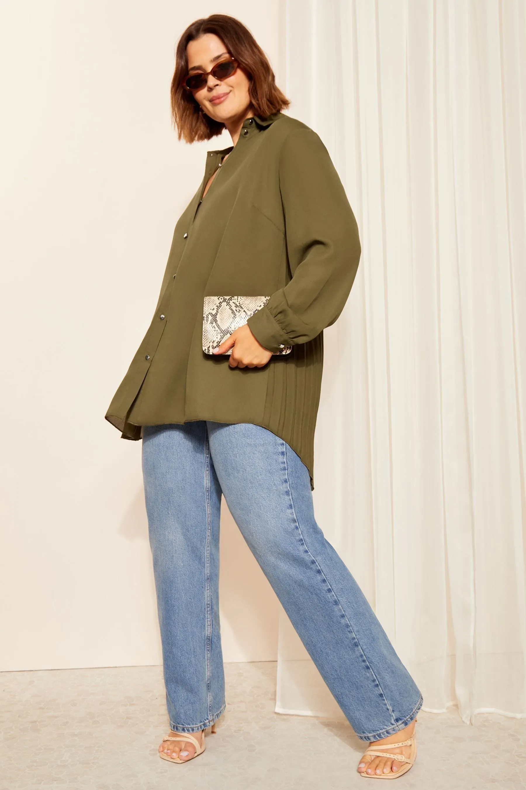 Curves Like These - Camicia Con bottoni A pieghe sul retro