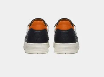 D.A.T.E. SNEAKERS UOMO COURT 2.0 NATURAL WHITE-BLUE