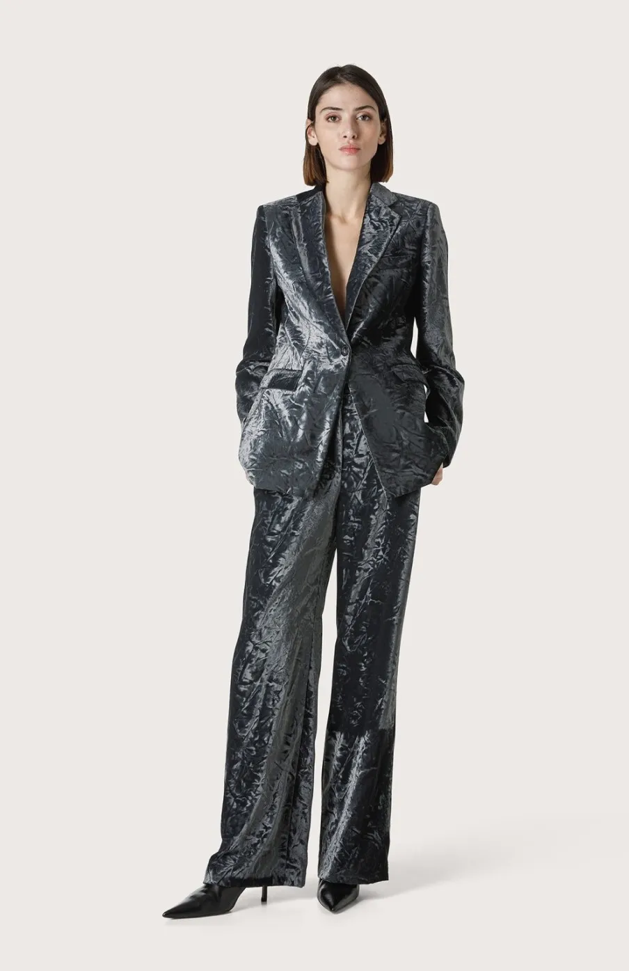 Donna Seventy Venezia  | Pantalone In Velluto Liscio Crush