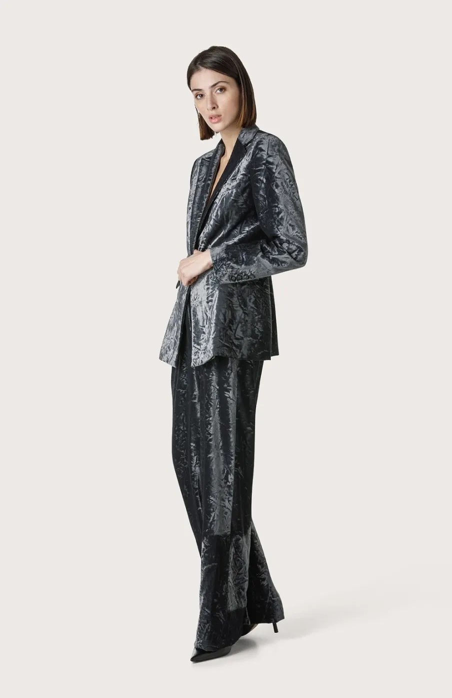 Donna Seventy Venezia  | Pantalone In Velluto Liscio Crush