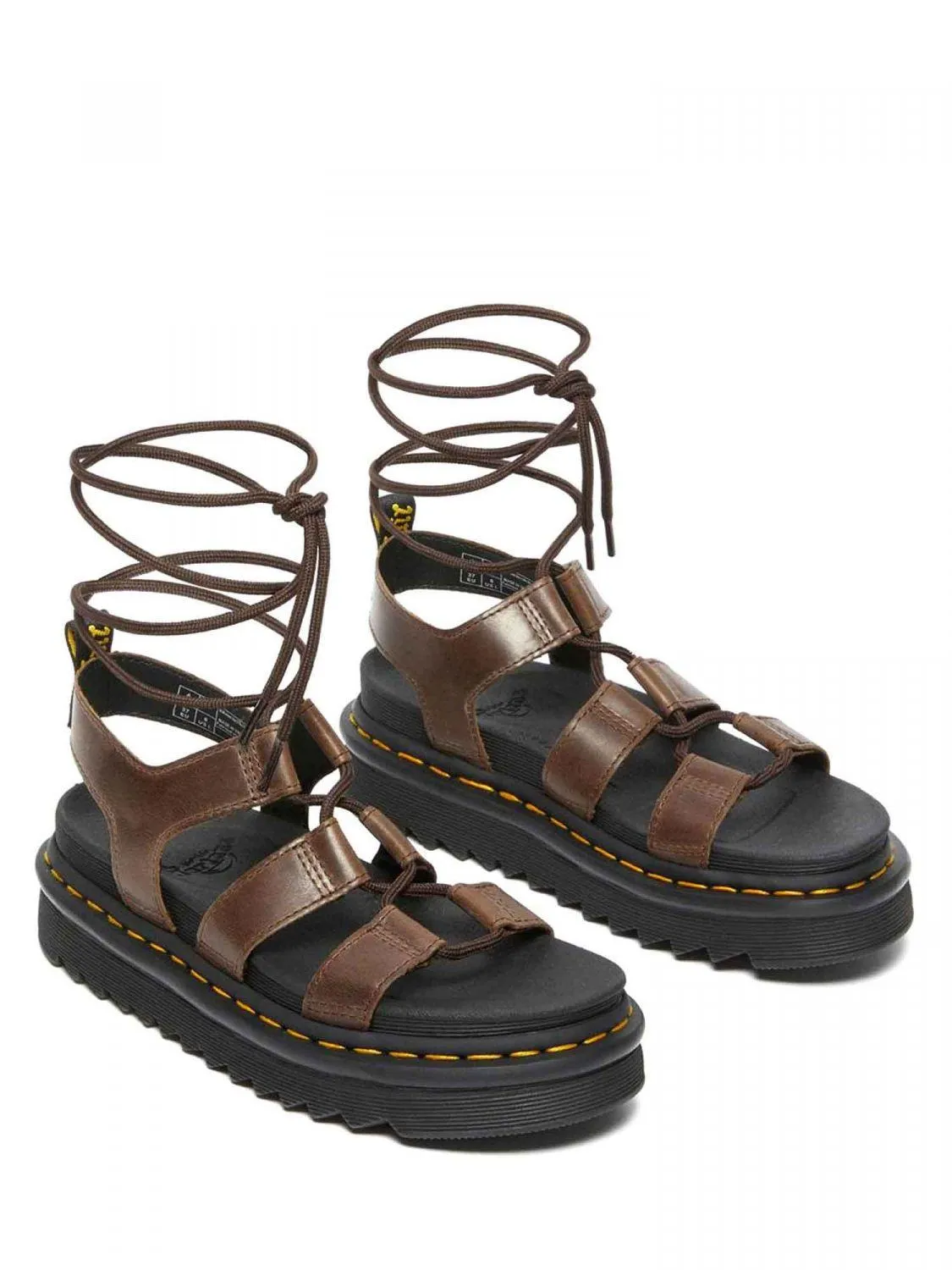 Dr.Martens  ---------    ------------Dr. martens scarpe sandalo nartilla dark brown new oilly illusion marrone