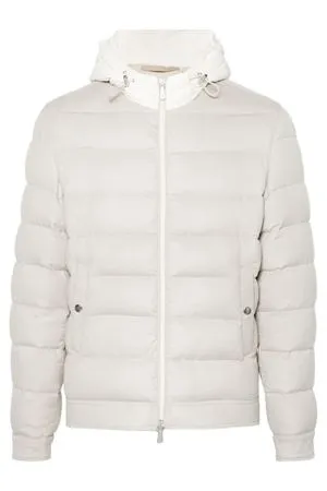 ELEVENTY Abbigliamento,Giubbotti Giacca imbottita in misto lana grigio 
