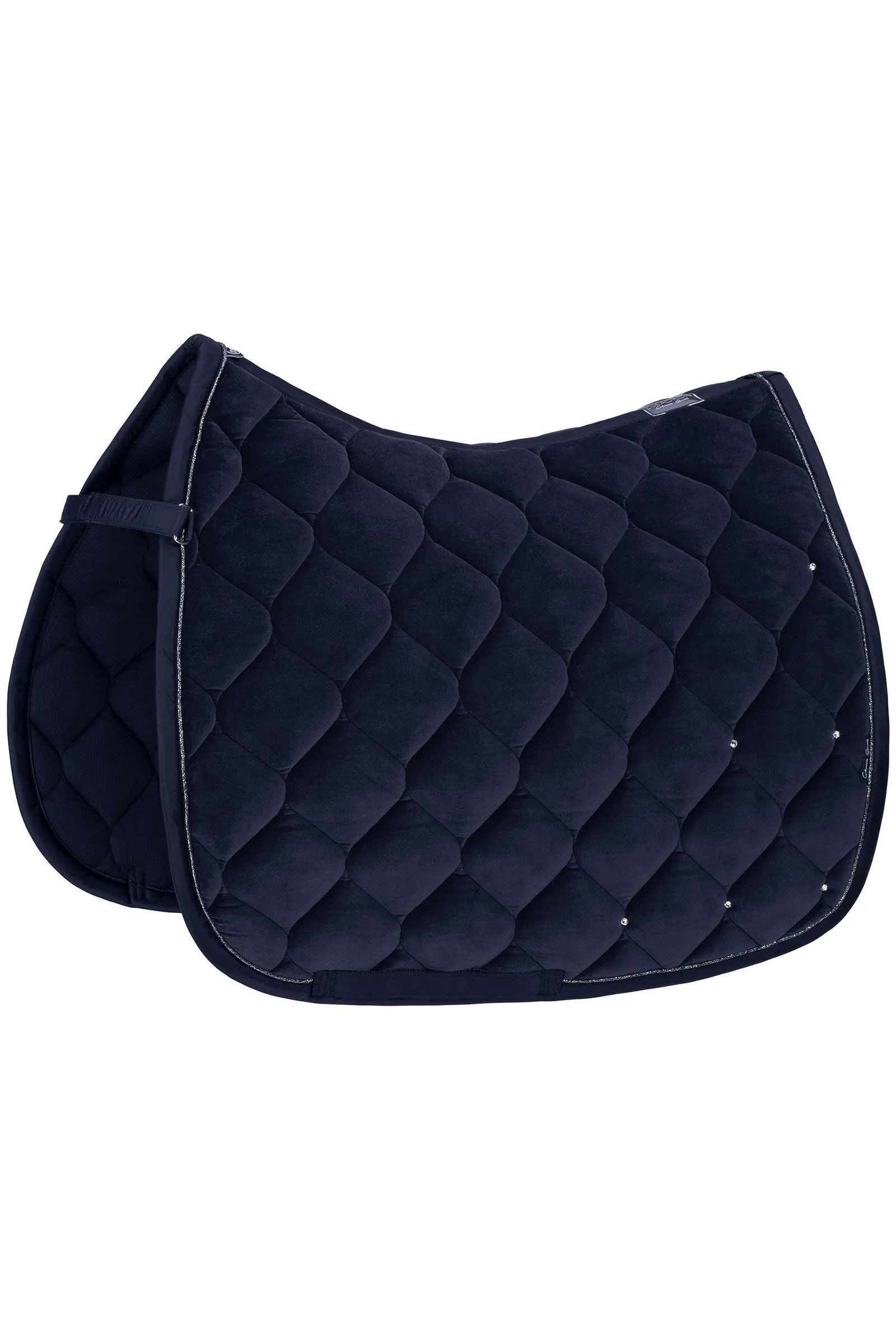 Eskadron Classic Sports SS22 Sottosella da dressage in velluto con cristalli
