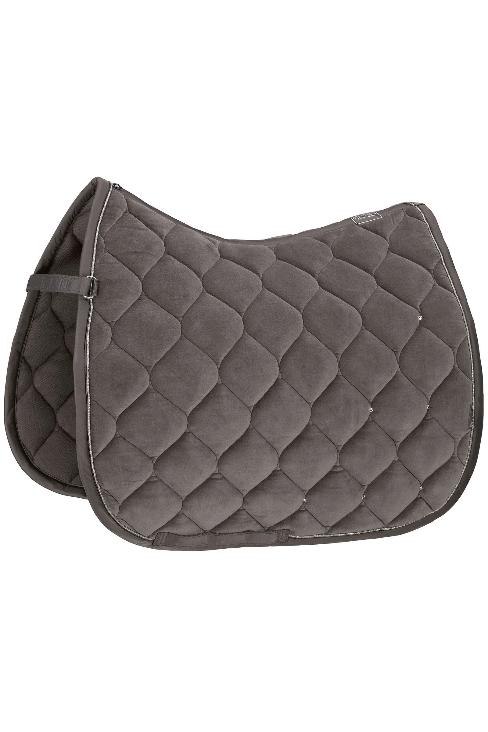 Eskadron Classic Sports SS22 Sottosella da dressage in velluto con cristalli