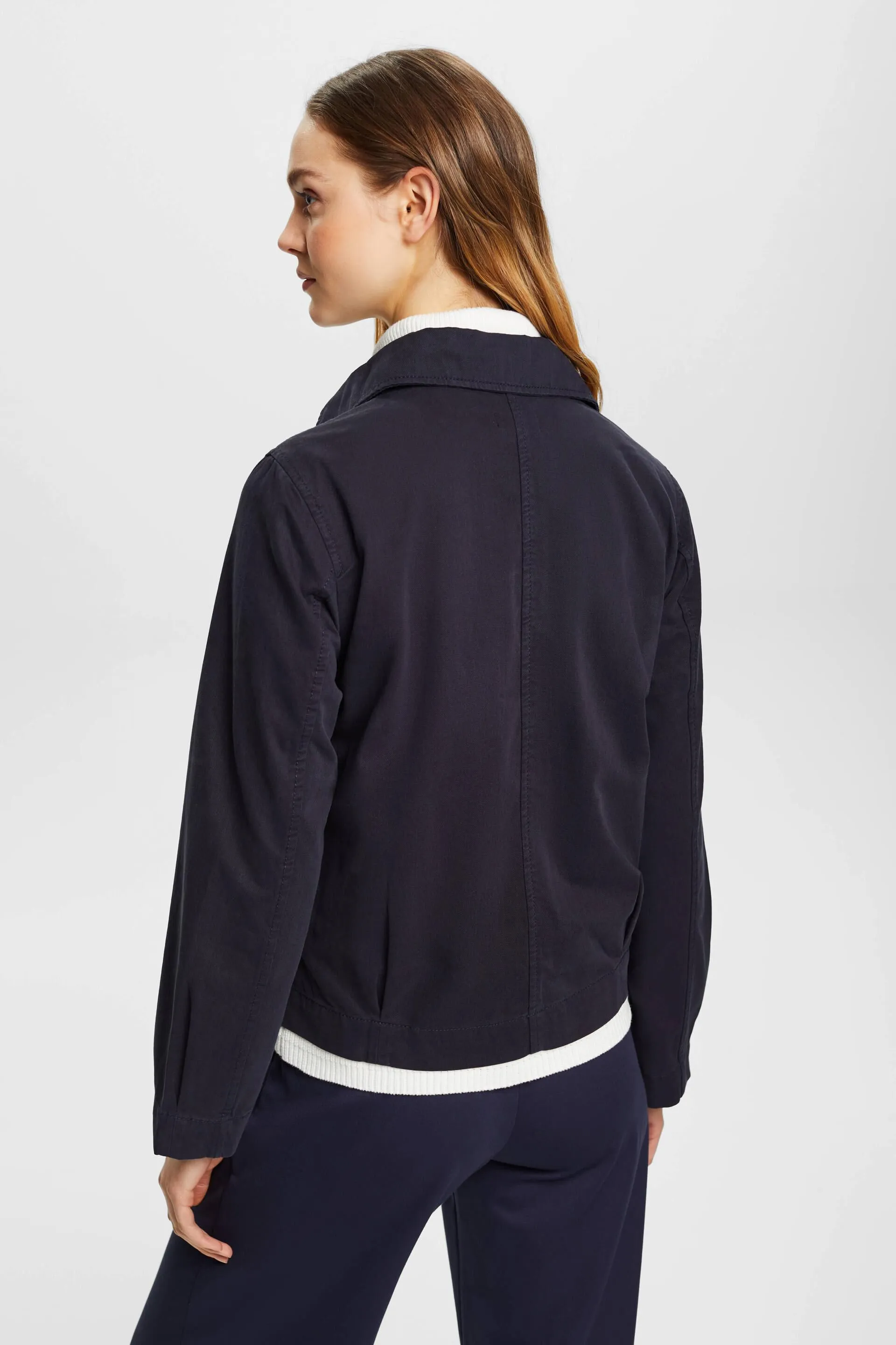 Giacca boxy in cotone