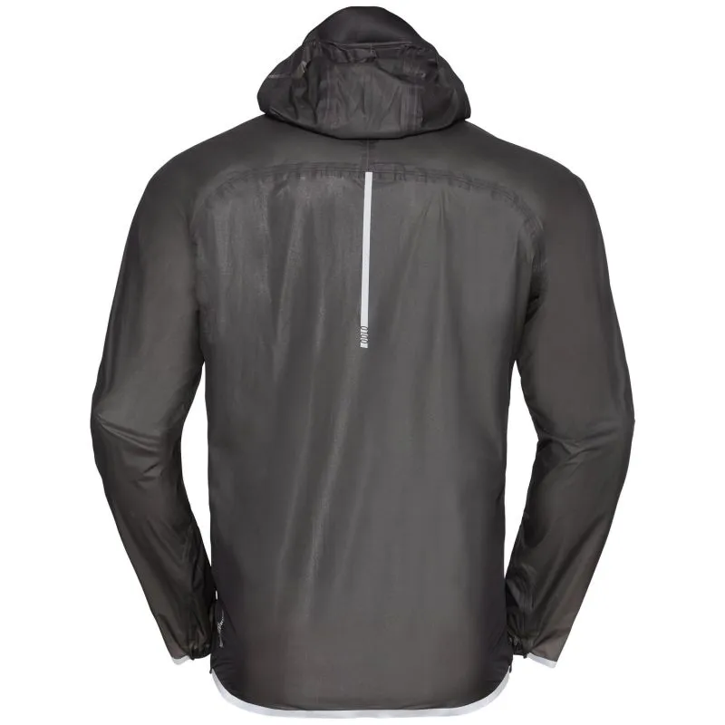 Giacca da corsa Odlo impermeabile Zeroweight Dual Dry (Nero) Uomo