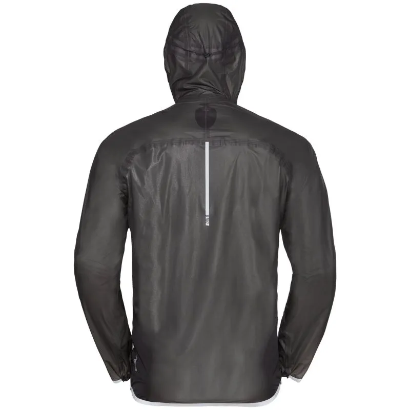 Giacca da corsa Odlo impermeabile Zeroweight Dual Dry (Nero) Uomo