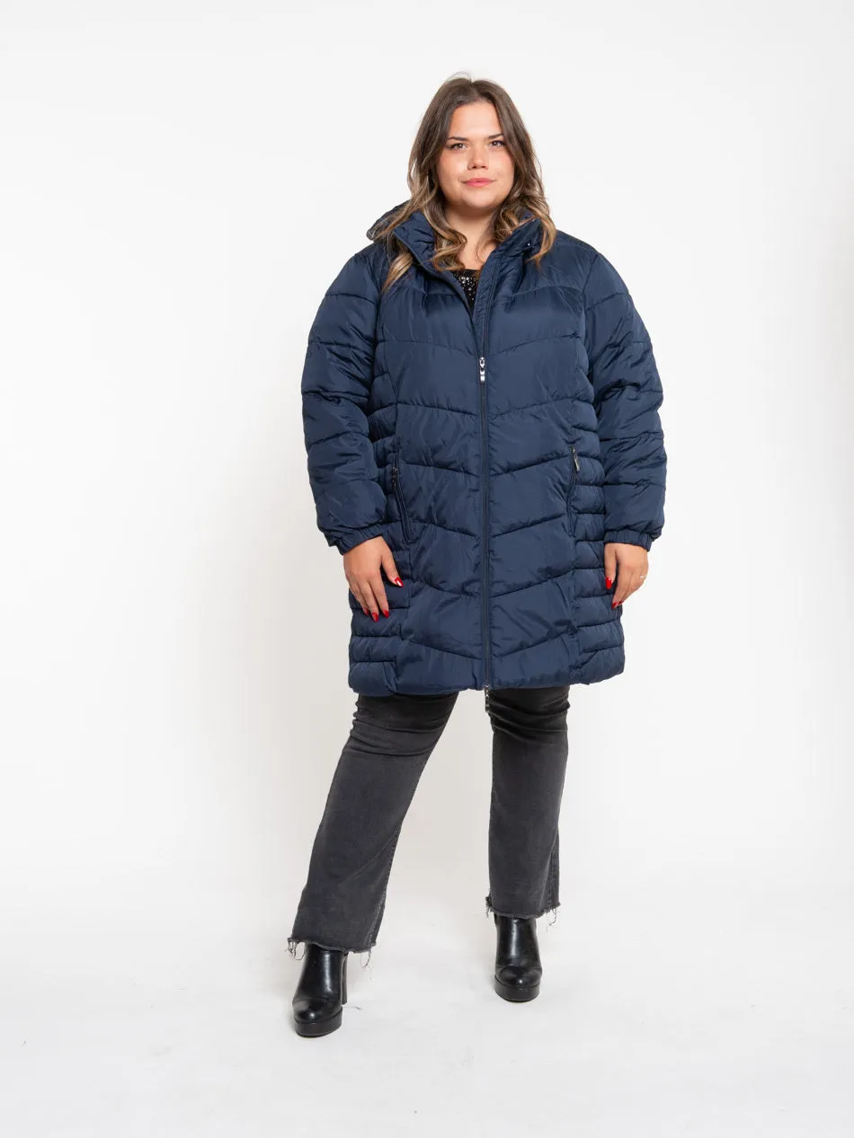Giacca imbottita curvy
