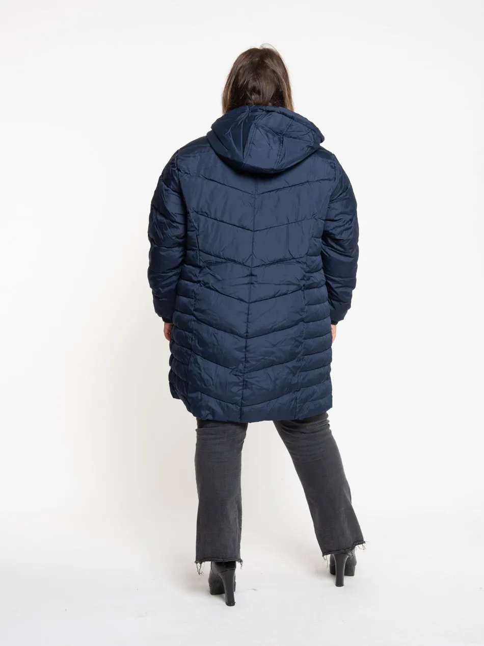 Giacca imbottita curvy