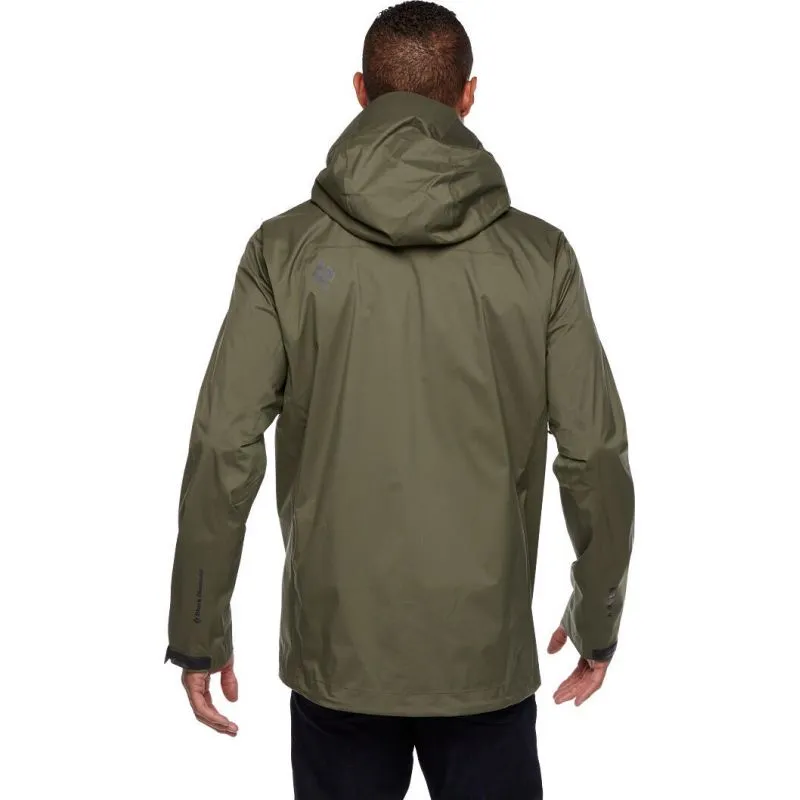 Giacca impermeabile da uomo Black Diamond Stormline Stretch Rain Shell (Tundra)