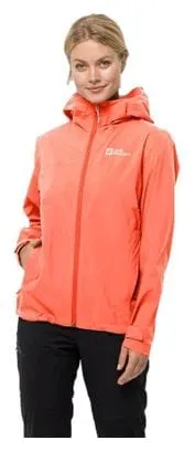 Giacca impermeabile Jack Wolfskin Elsberg 2.5L Donna Arancione