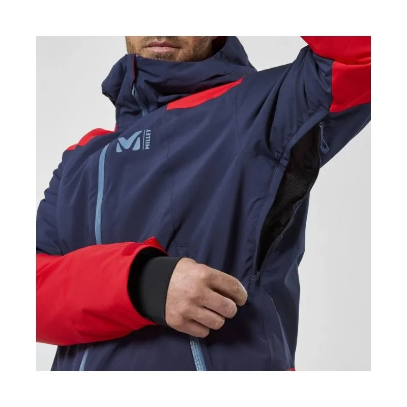 Giacca impermeabile Millet Roldal Ii Jkt M (SAPHIR/RED) uomo