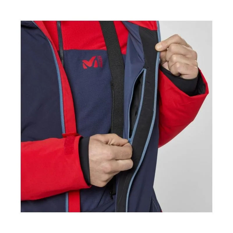 Giacca impermeabile Millet Roldal Ii Jkt M (SAPHIR/RED) uomo