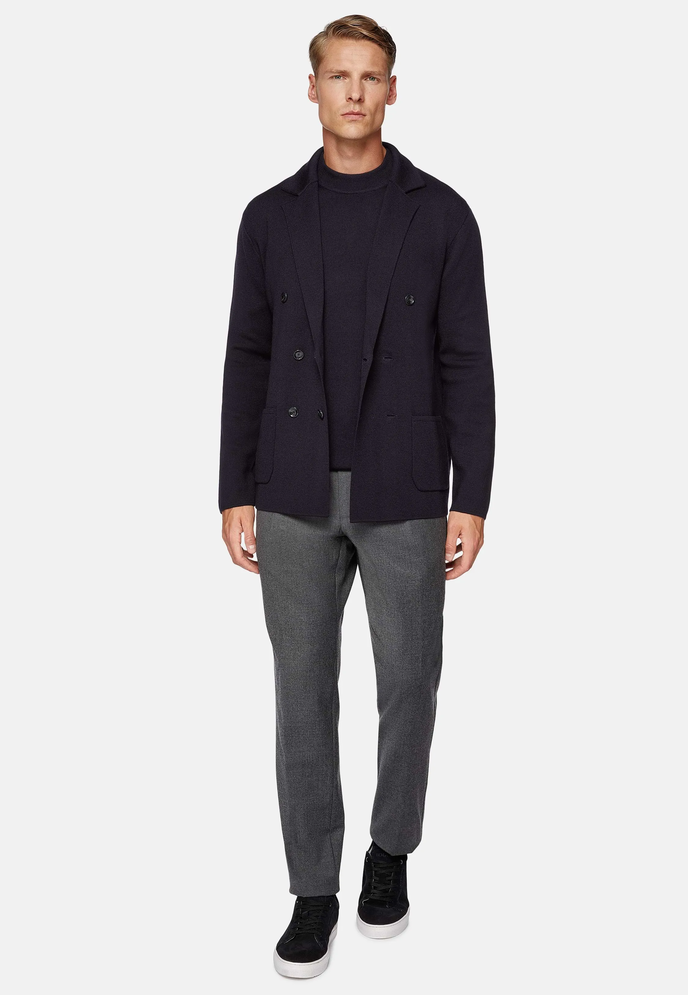 Giacca Maglia in Lana Merino