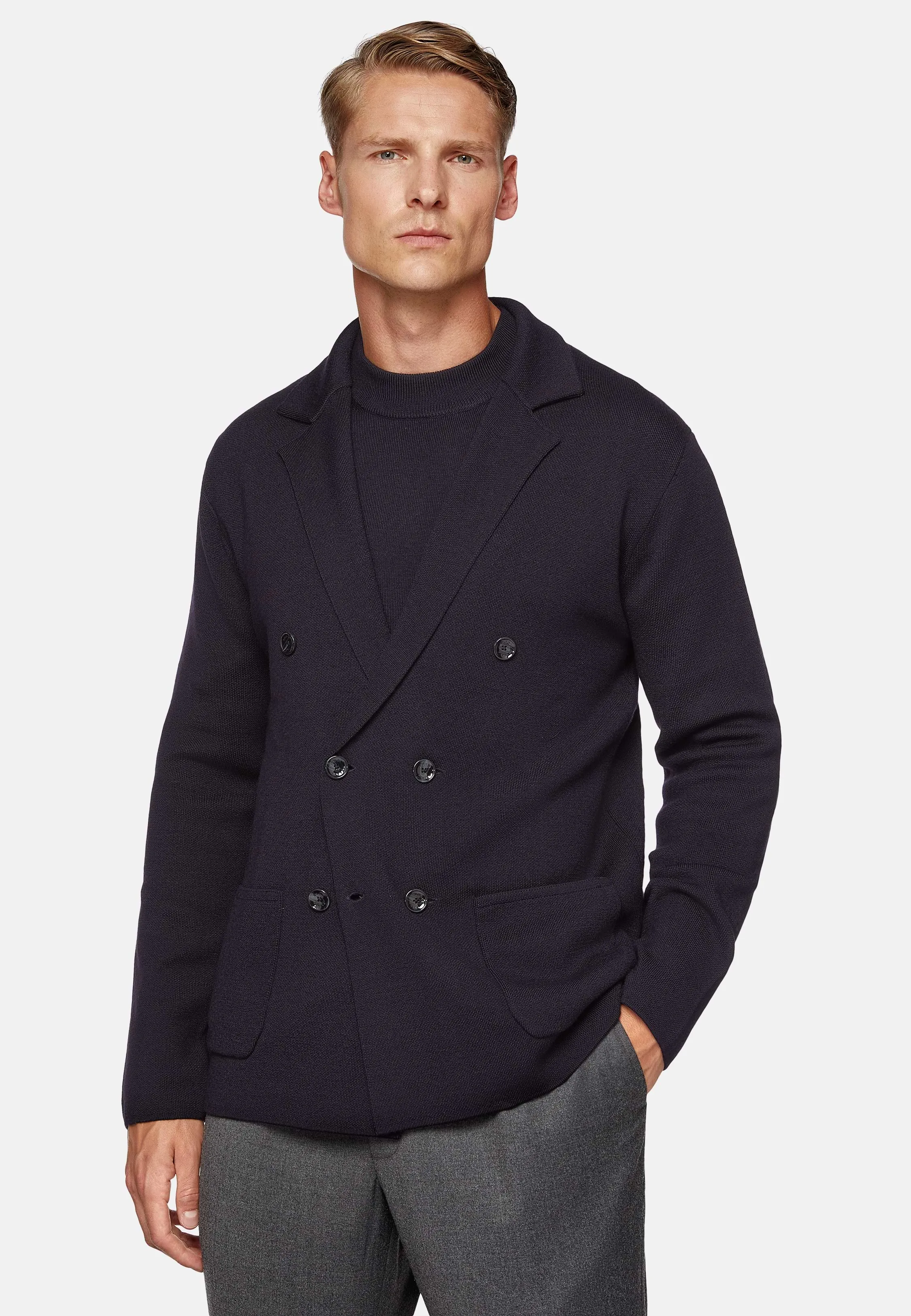 Giacca Maglia in Lana Merino