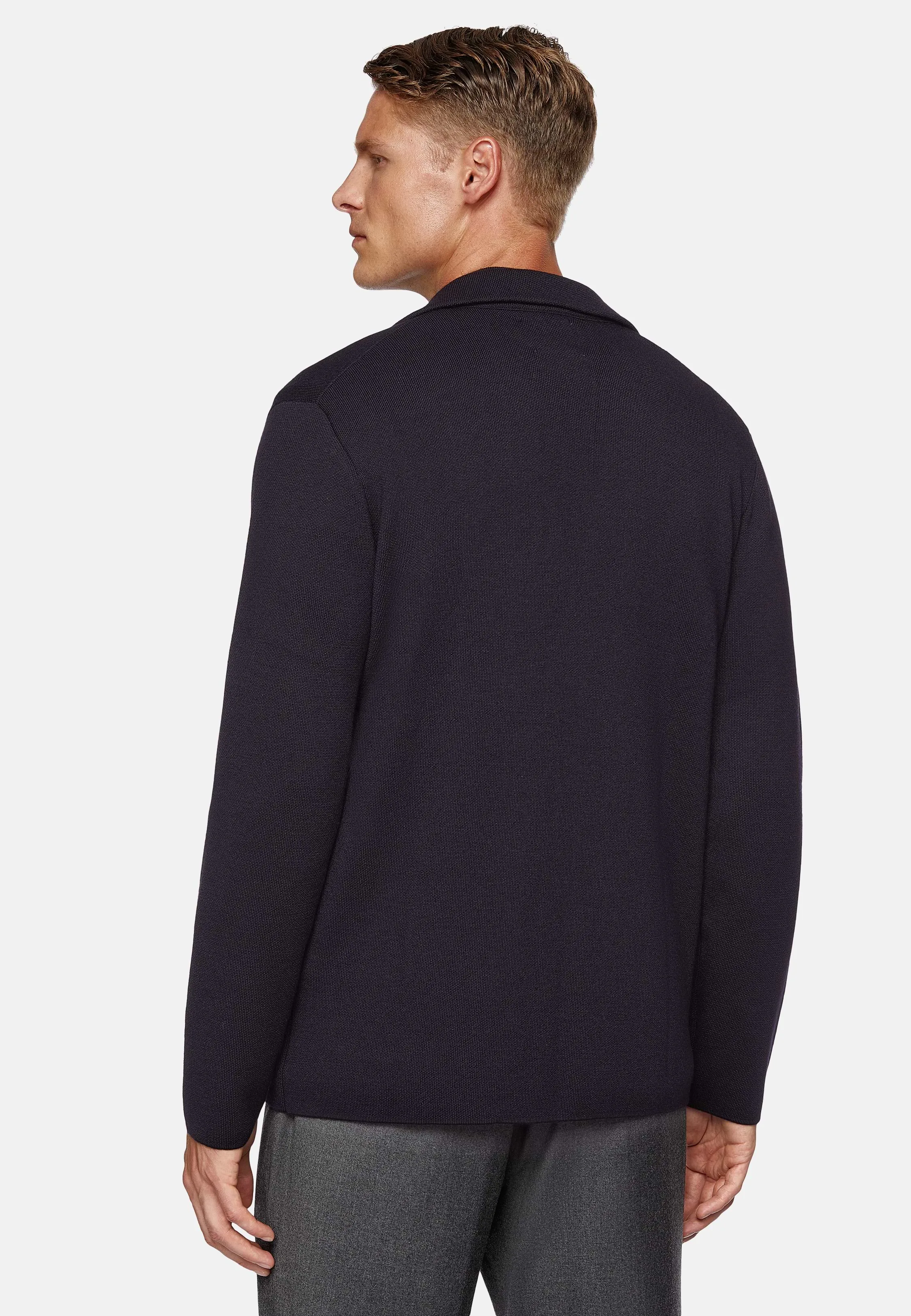 Giacca Maglia in Lana Merino
