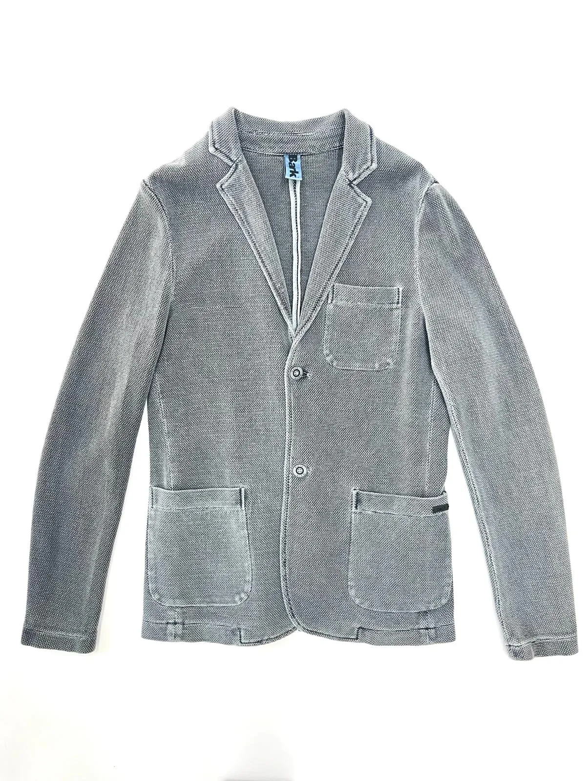 GIACCA NAVY MONOPETTO IN COTONE
