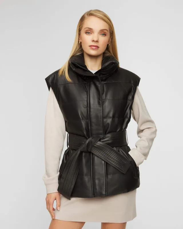 Gilet in pelle MACKAGE ZERINA-DL