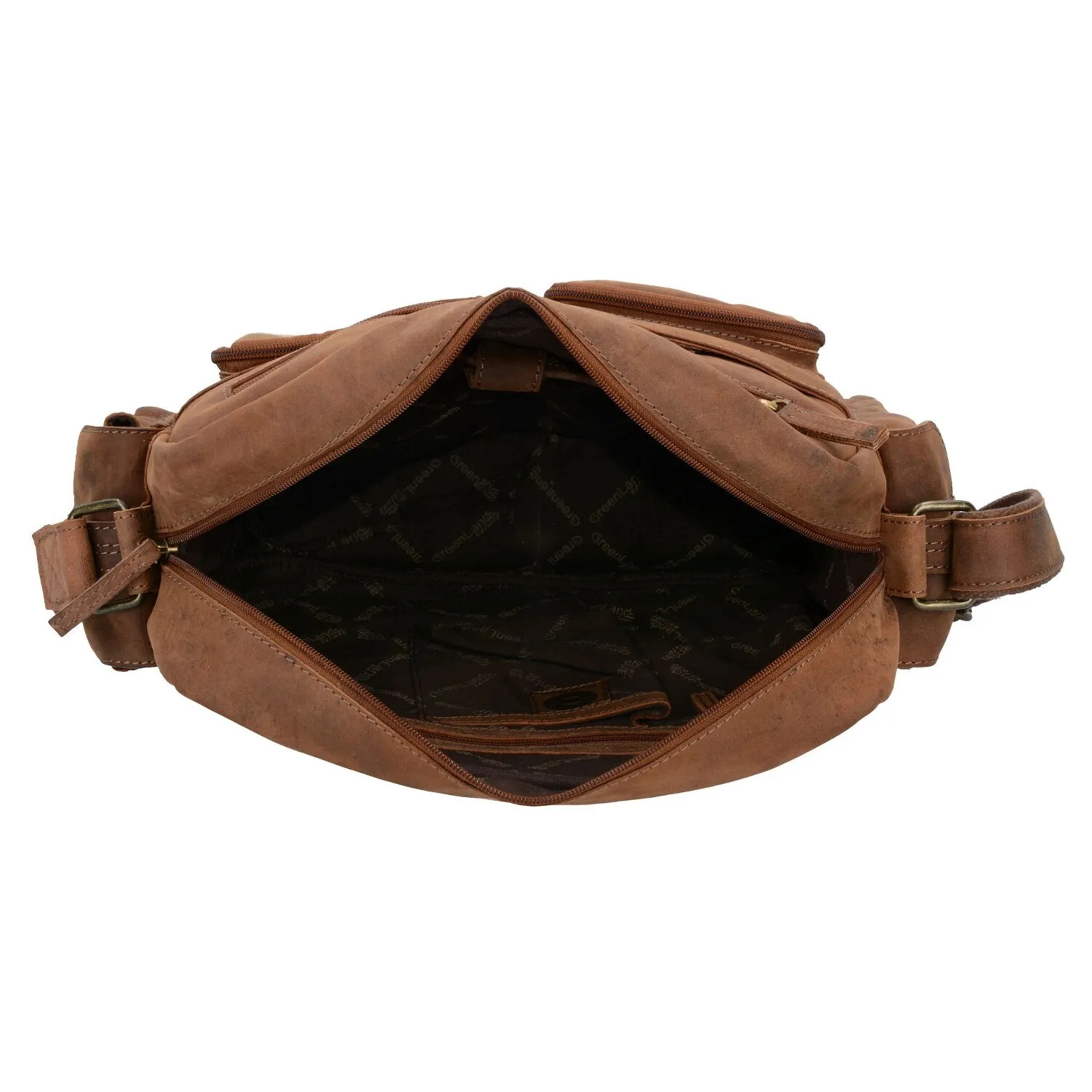 Greenland Nature Montenegro borsa a tracolla in pelle 33 cm scomparto per laptop
