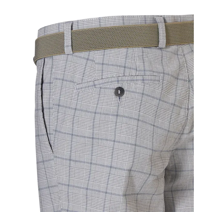 Henk ter Horst moda chino a quadri Grigio chiaro