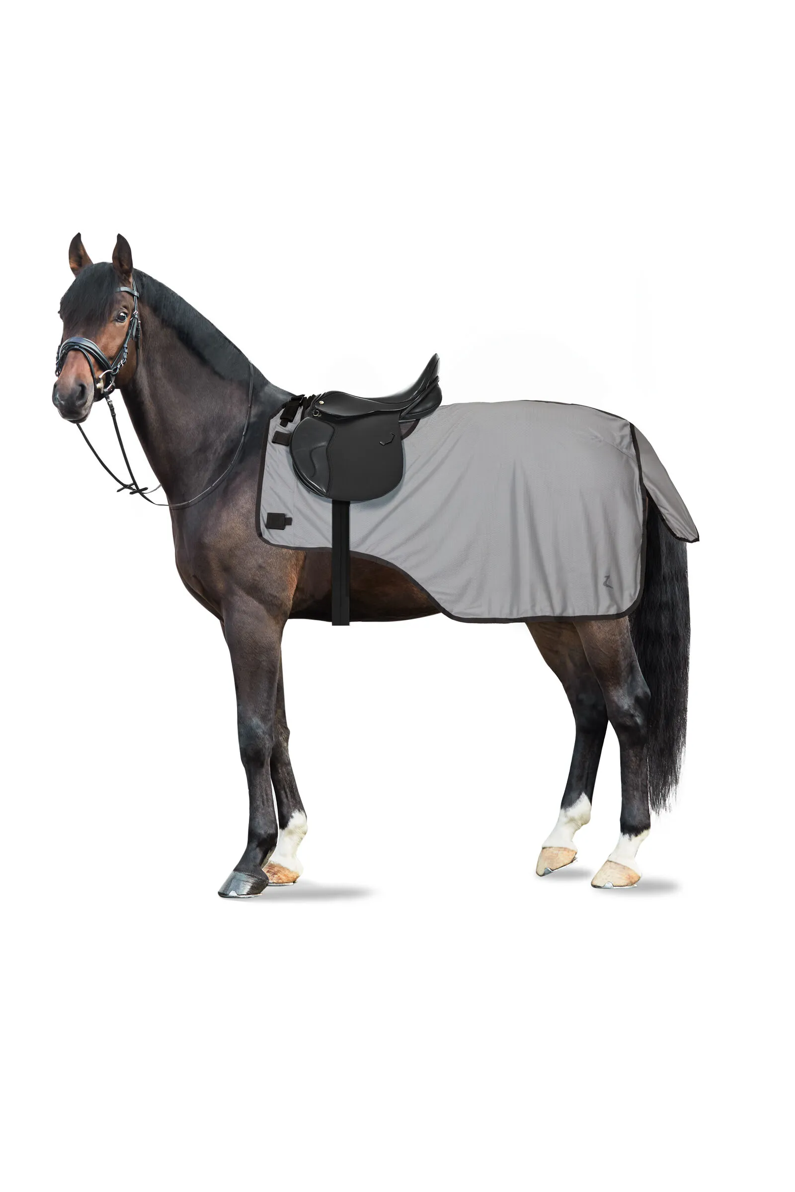 Horze Eira Coperta antimosche da equitazione con collo rimovibile