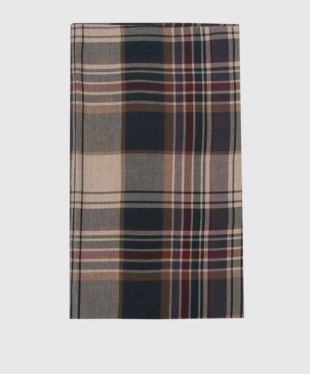 Jan Jan Van Essche Sciarpa a quadri verde SCARF33
