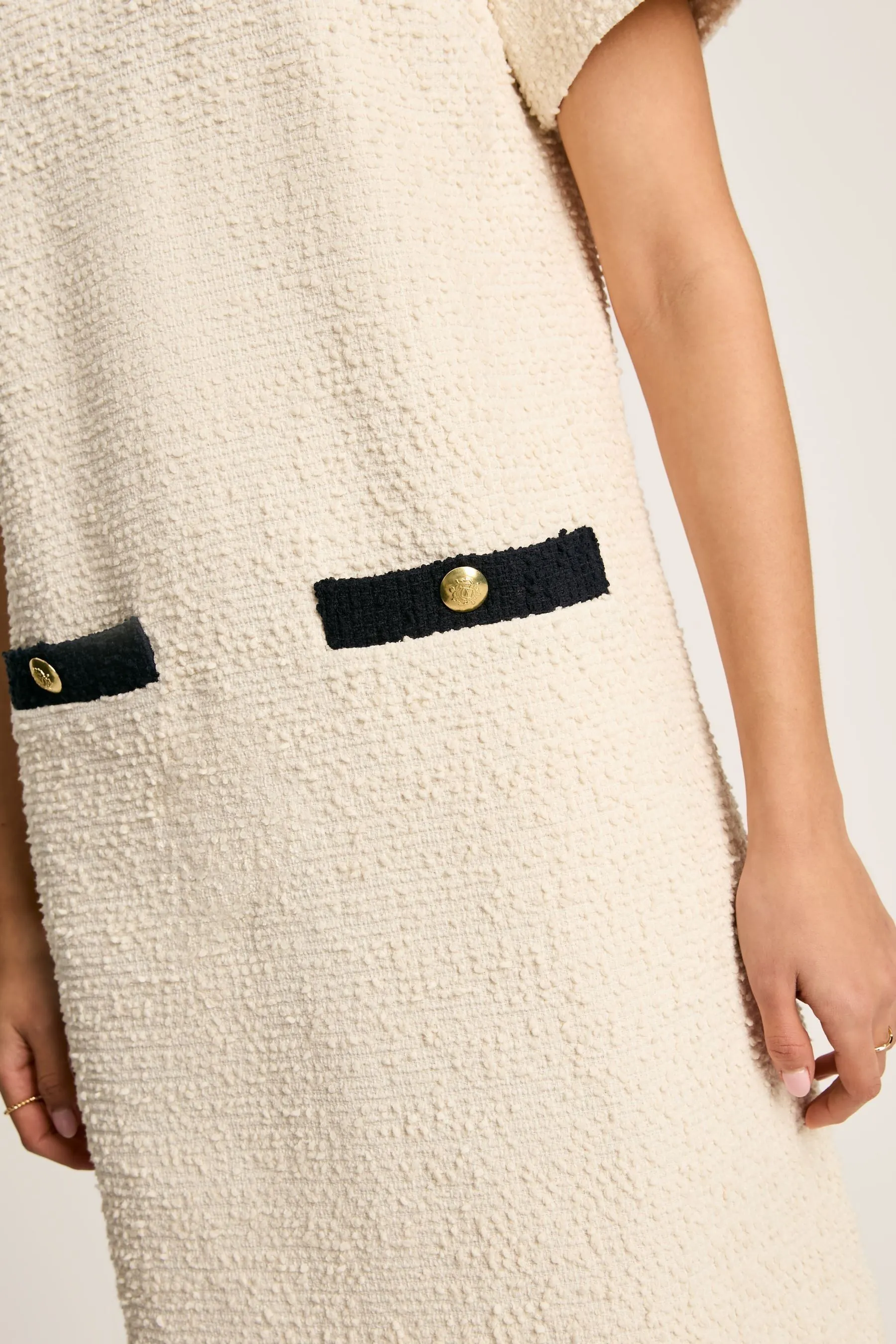 Joules - Celeste - Abito corto in bouclé