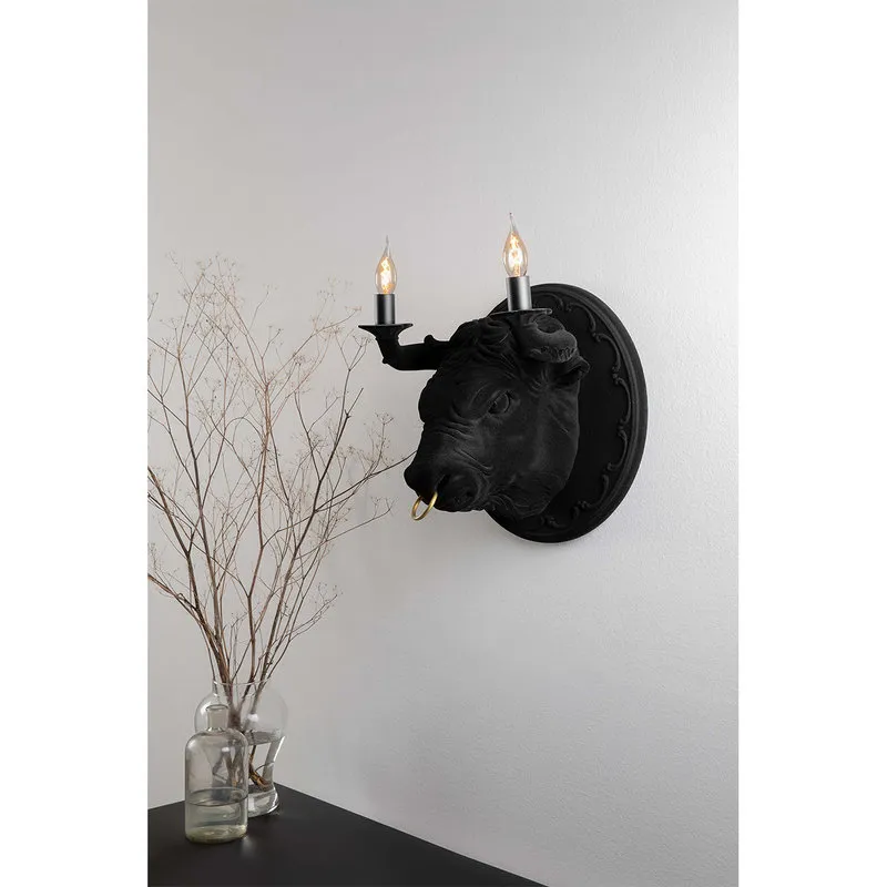 KARMAN Applique CORRADO, velluto nero