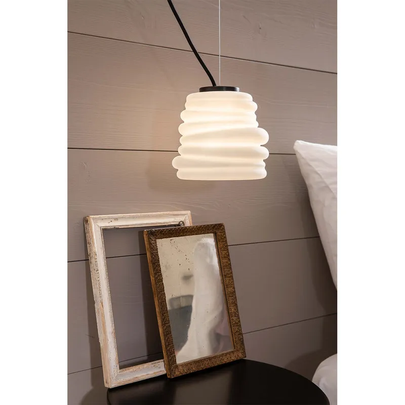 KARMAN Lampada a sospensione BIBENDUM grande, bianco