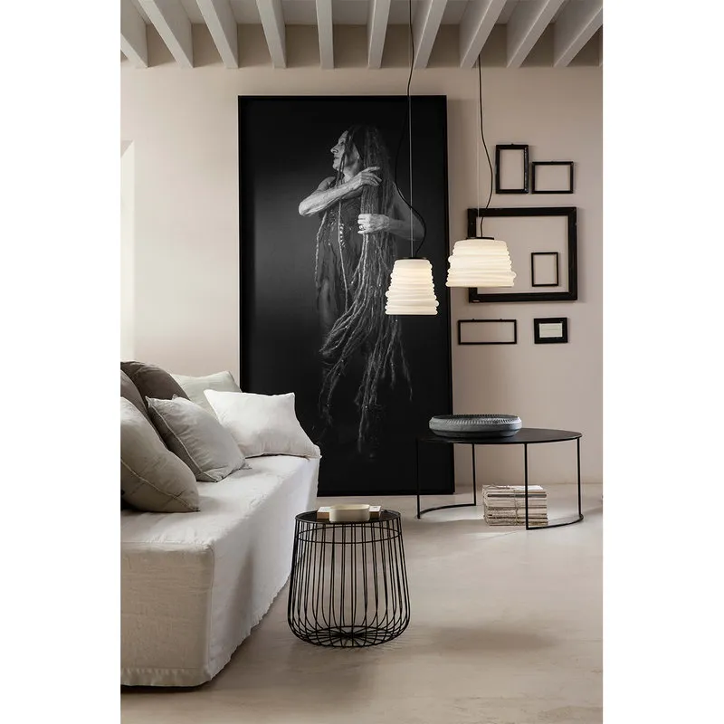 KARMAN Lampada a sospensione BIBENDUM grande, bianco