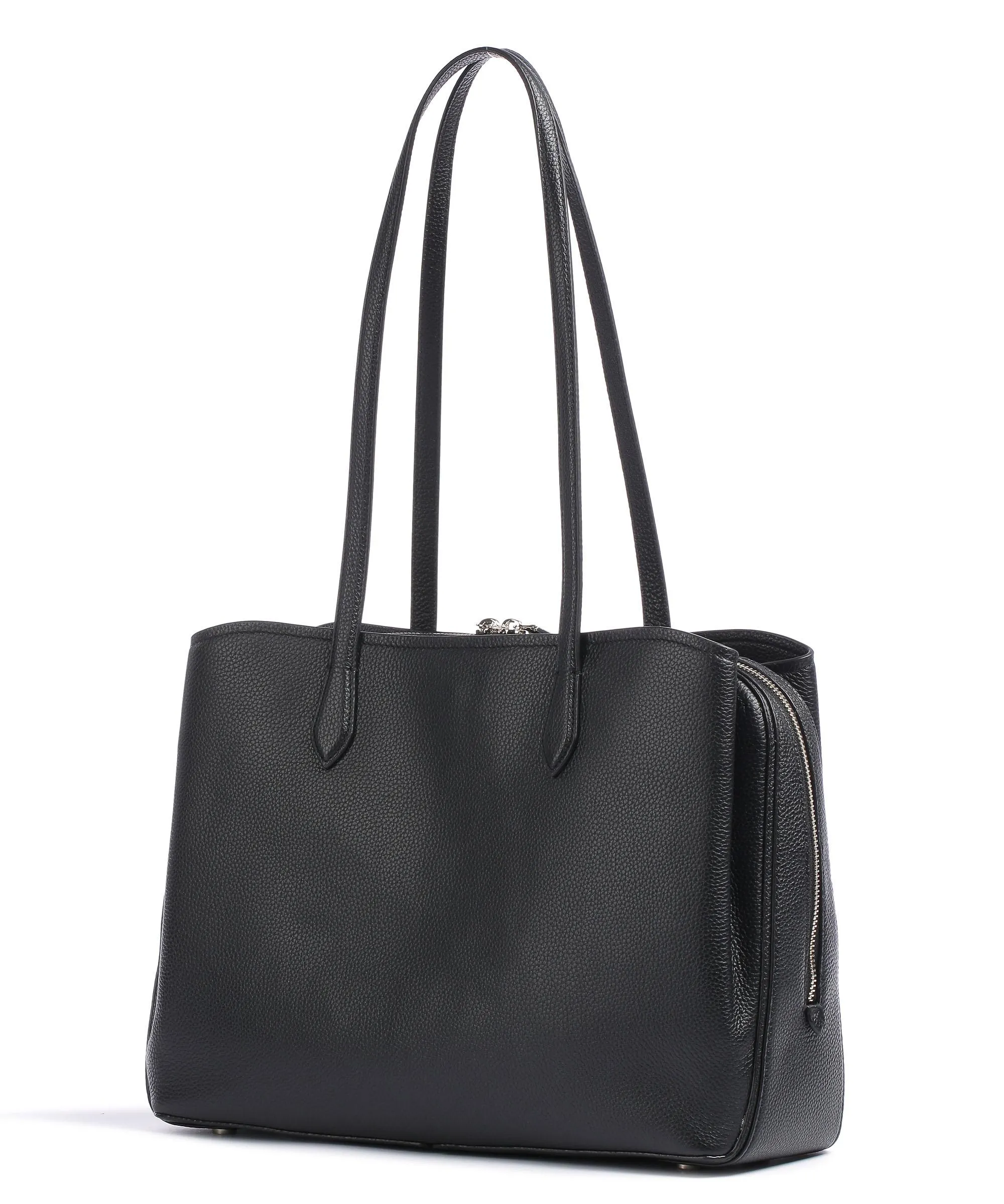  Kate Spade New York Hudson Borsa shopper 13″ pelle granulata nero  
